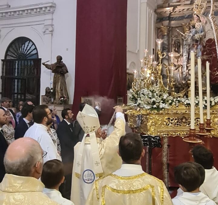 Monseñor Rico Pavés preside la Eucaristía con motivo de la celebración de la patrona de Bornos
