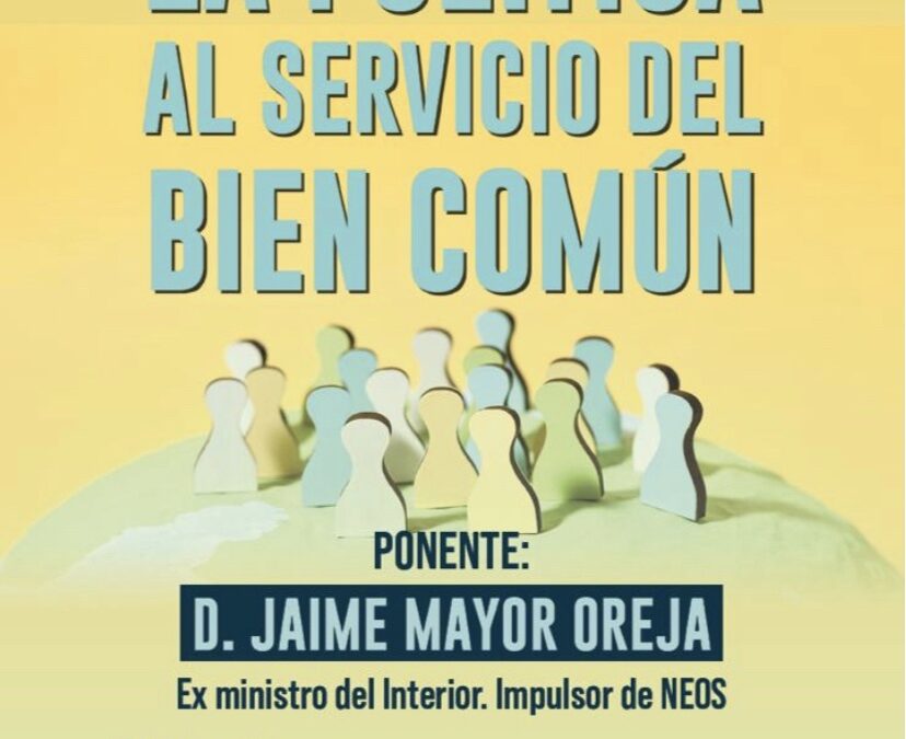 Este martes en el Obispado la conferencia «La política al servicio del bien común» de Jaime Mayor Oreja