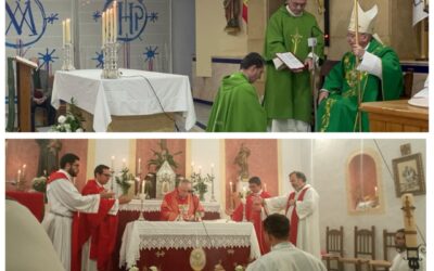 La parroquia de San Antonio de Padua de Benamahoma y la parroquia de San José de Jerez viven la toma de posesión de sus párrocos