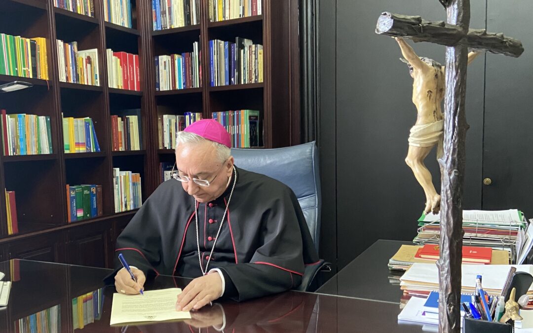 Carta de Monseñor Rico Pavés a los/as Hermanos/as Mayores de las Hermandades y Cofradías de Jerez