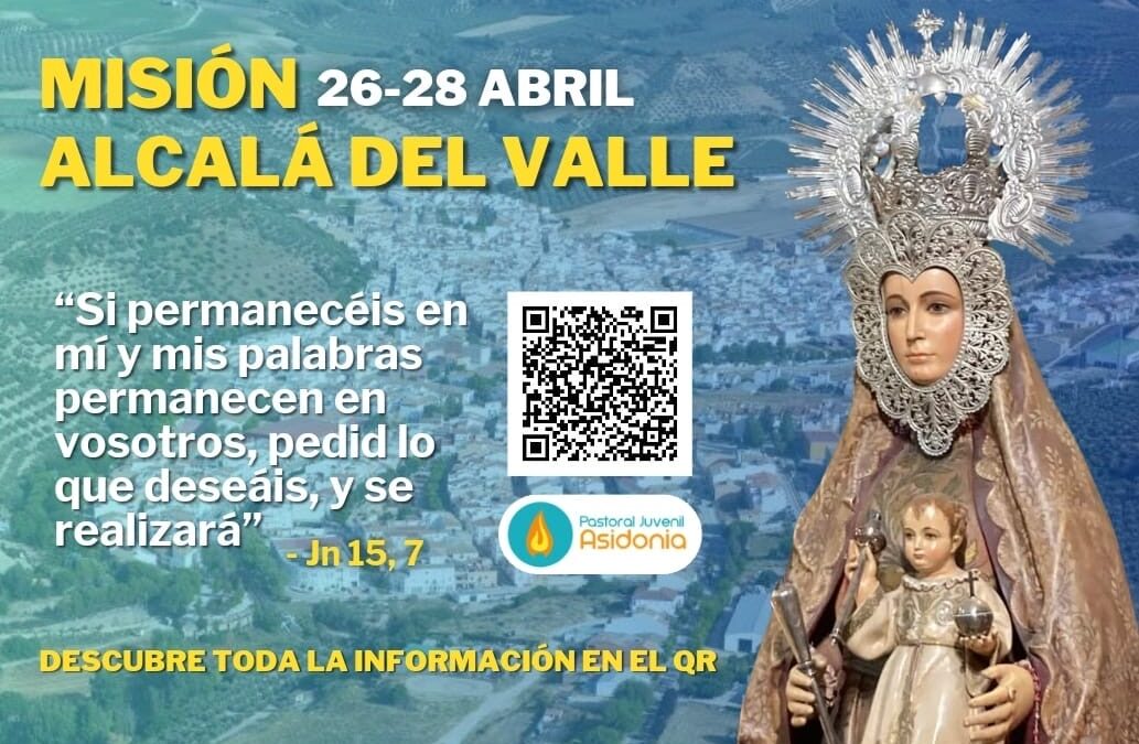 Misión de la Pastoral Juvenil del 26 al 28 de abril en Alcalá del Valle