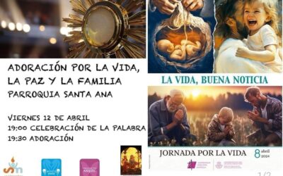 Adoración por la vida, la paz y la familia en la parroquia de Santa Ana de Jerez